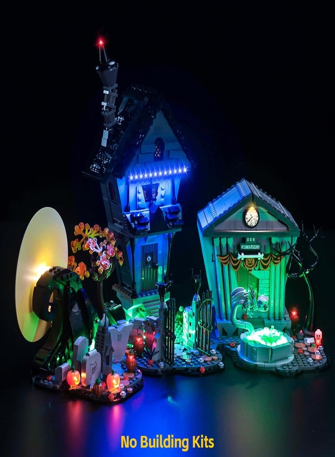 BrickBling LED Light Compatible with Lego Tim Burton's The Nightmare Before Christmas, Creative Lighting Kit Compatible with Lego 21351(No Model) (Classic Version Light) - Image 2